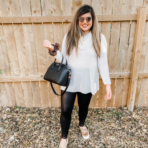 Anthropologie Sweaters - Anthropologie Adora Cowl Neck Ivory Tunic